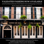 Validated Parking Now Available